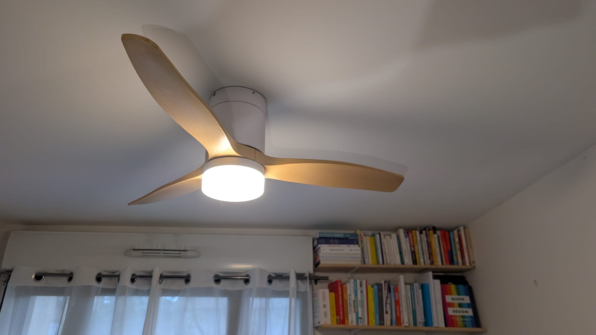 Ventilateur de plafond CREATE, résultat final